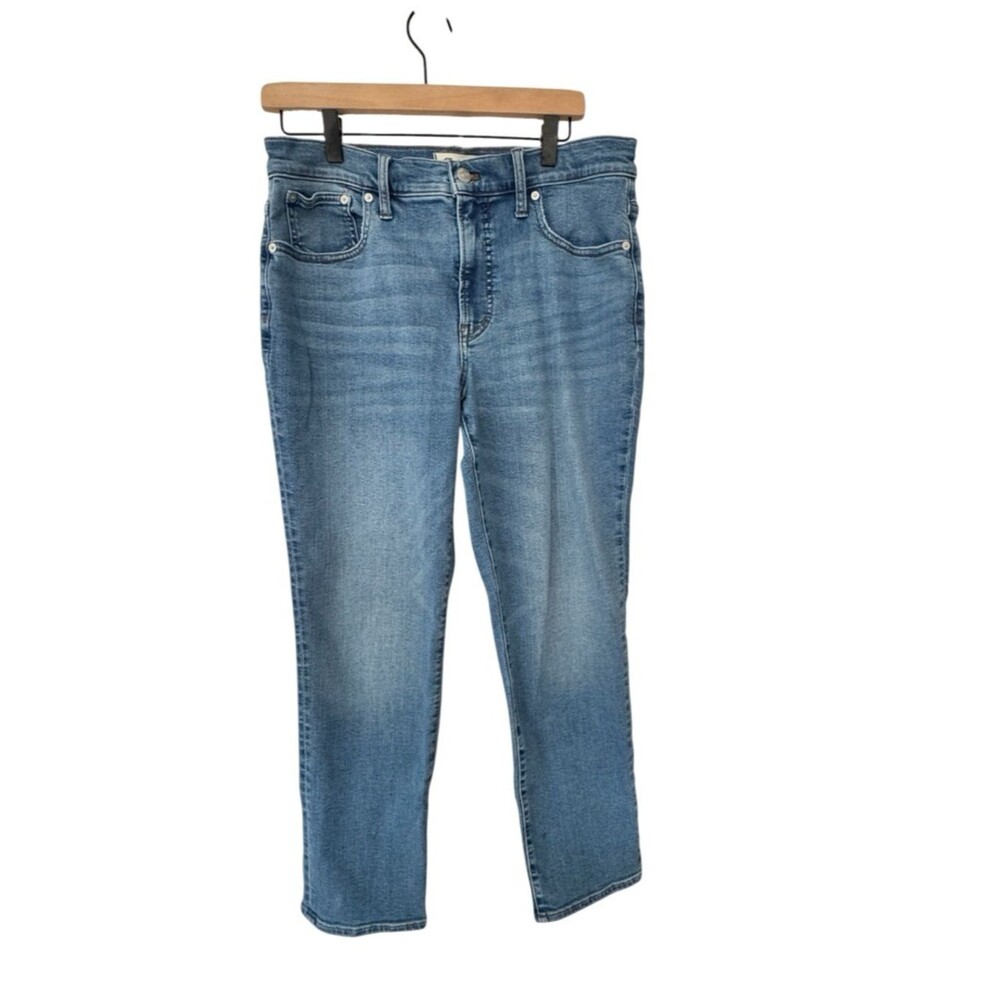 Madewell Midrise Vintage Light Blue Straight-Leg Women's Jeans - Size 30
